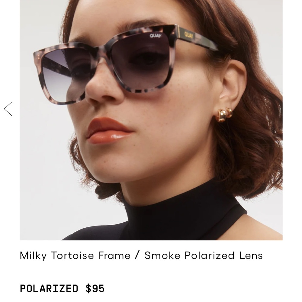 Quay Tortoise framed polarized sunglasses
